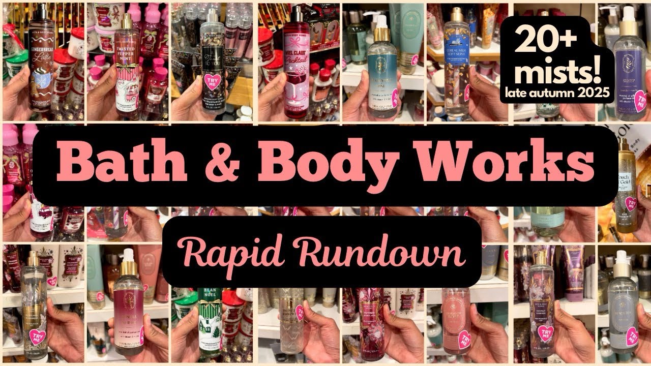 Обзор новых спреев для тела Bath & Body Works! СОХРАНИТЕ мои рекомендации к Чёрной пятнице и Дню ...