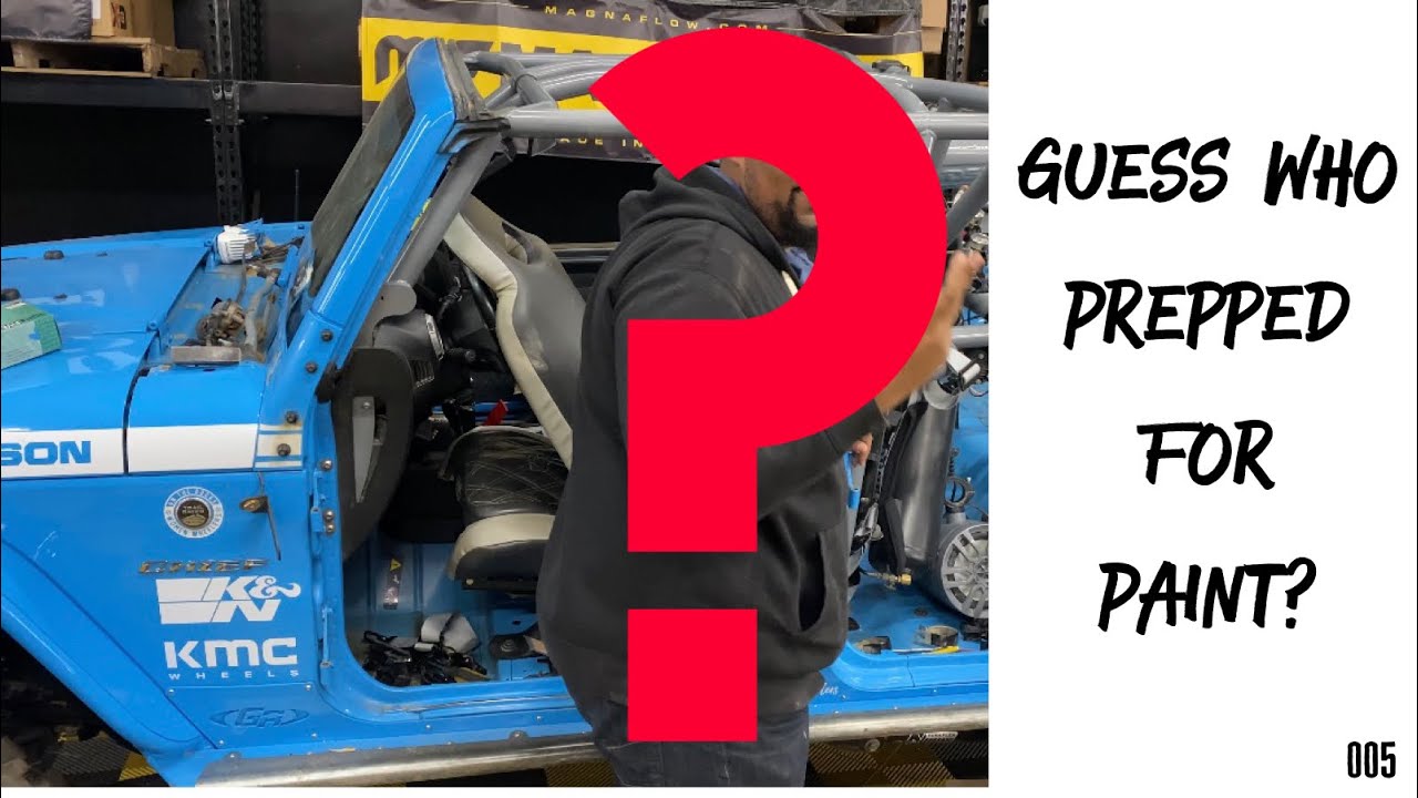 Sanding/prepping and painting Jeep parts