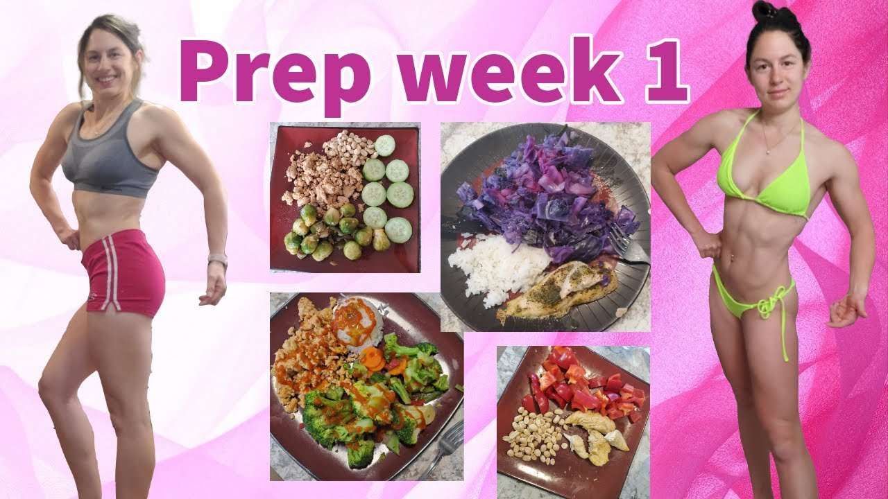 My first bikini competition prep week 1 summary - npc show first prep first week