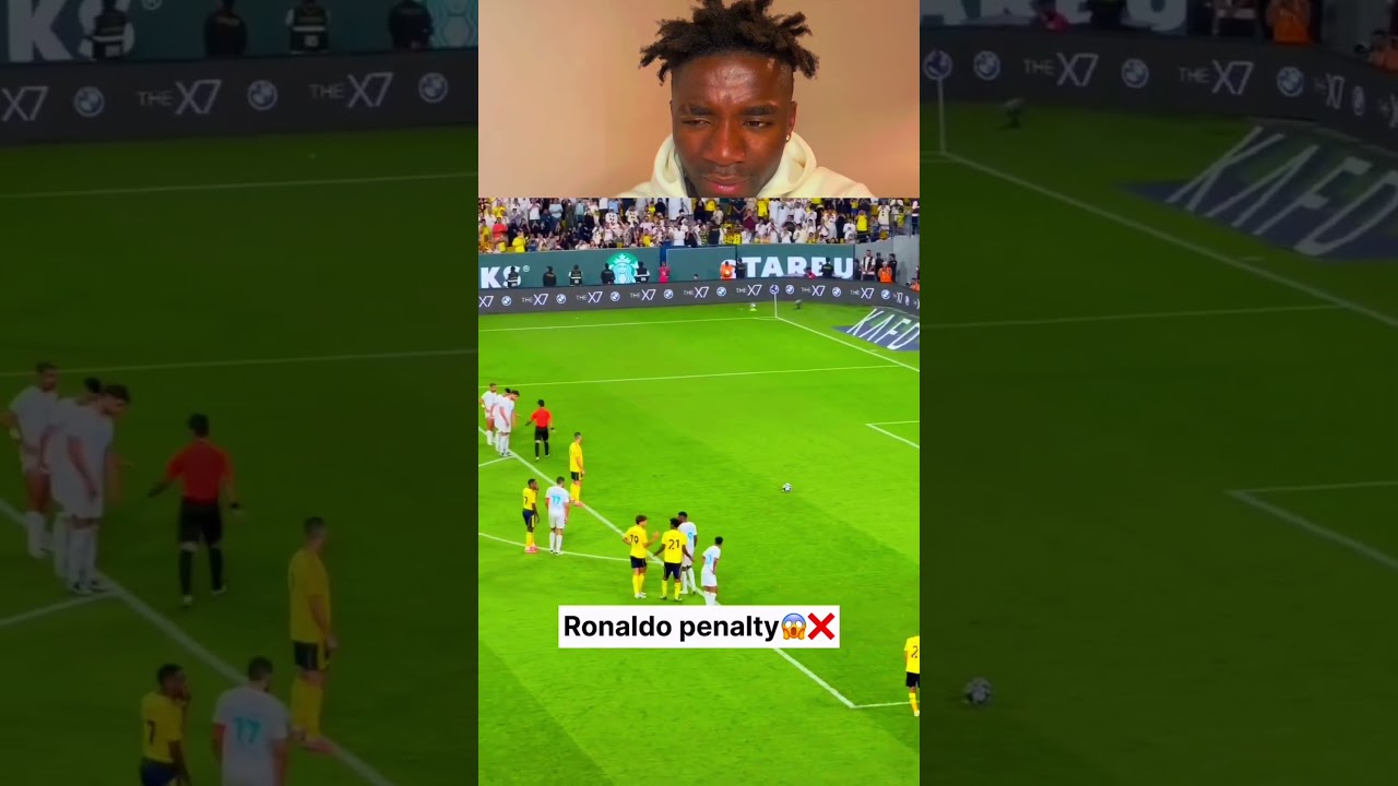 #ronaldo penalty missed smh goalkeeper got so lucky 🍀😭😭