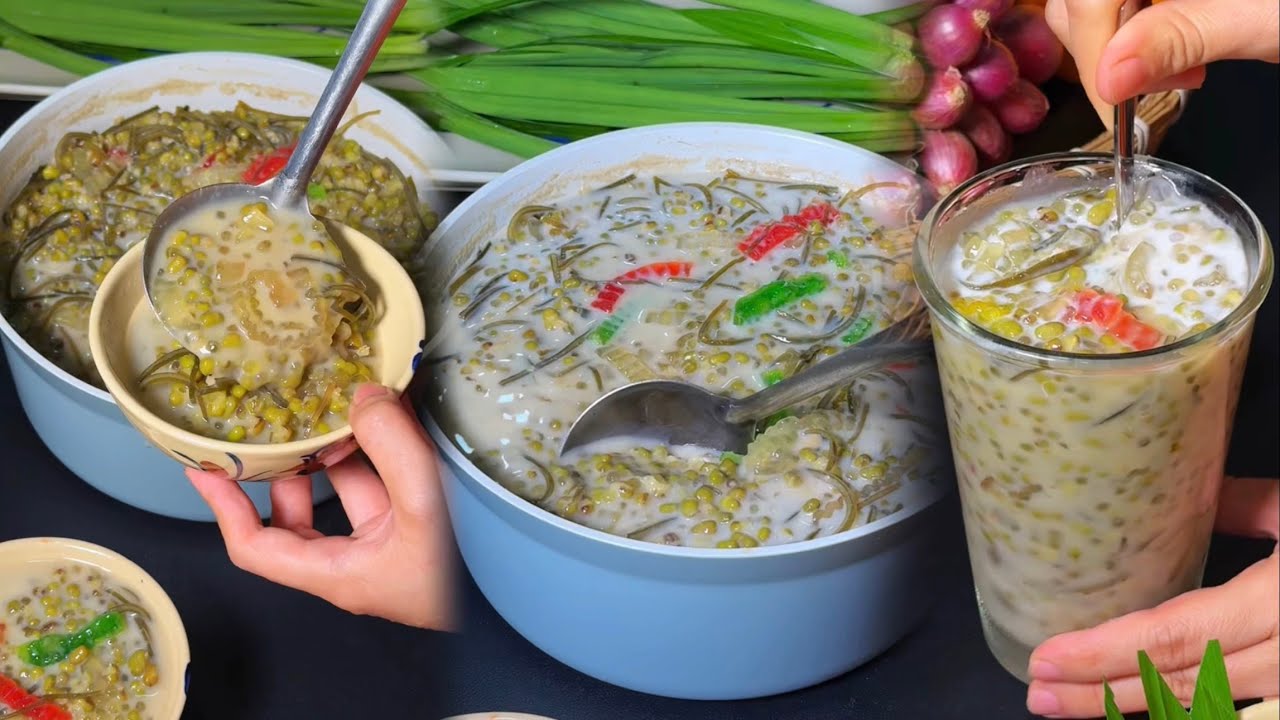 C&aacute;ch nấu ch&egrave; đậu xanh ngon | Nấu ch&egrave; đậu xanh nước cốt dừa