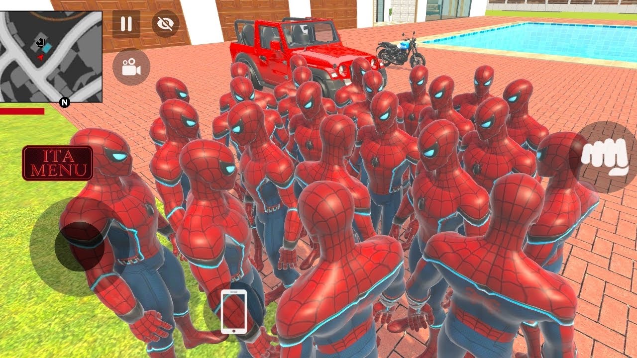 Indian Thift Auto Simulator🚗Modified Showroom 🏍️Spiderman Purchase🎮 Hero Bike🛵...!GoldCar#23