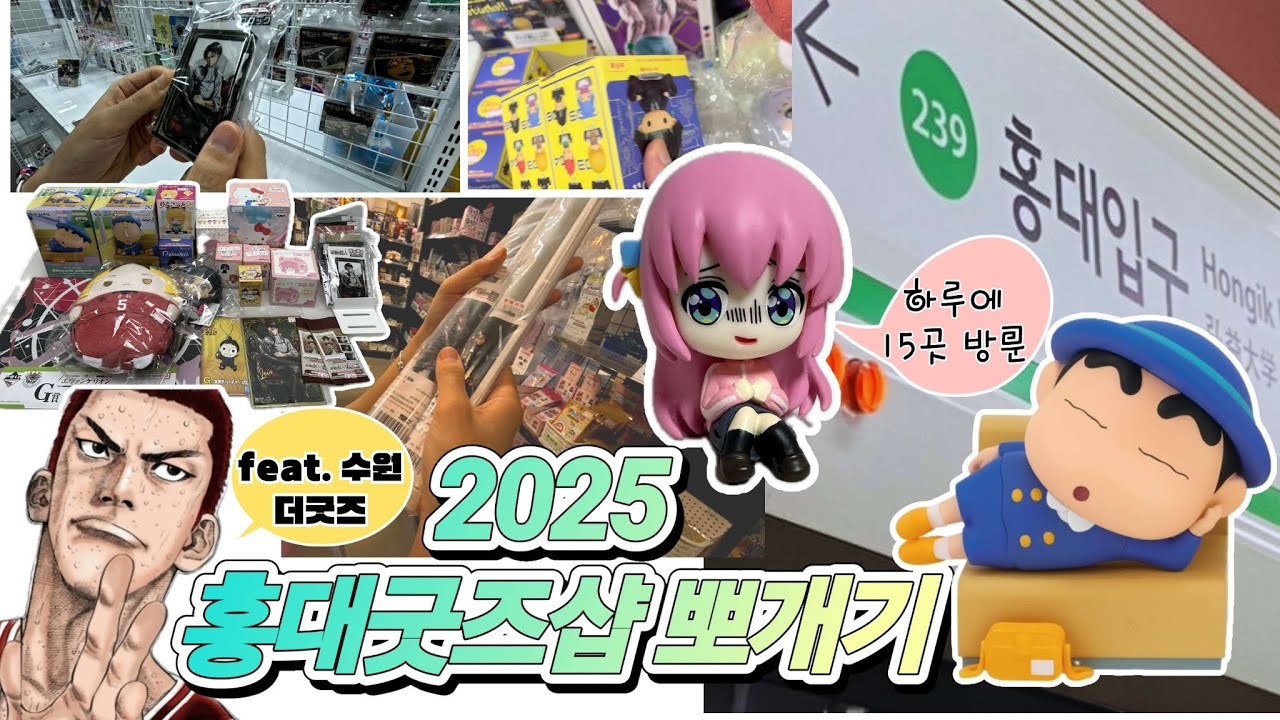 2025 홍대 굿즈샵 뽀개기 (feat. 수원 더굿즈)