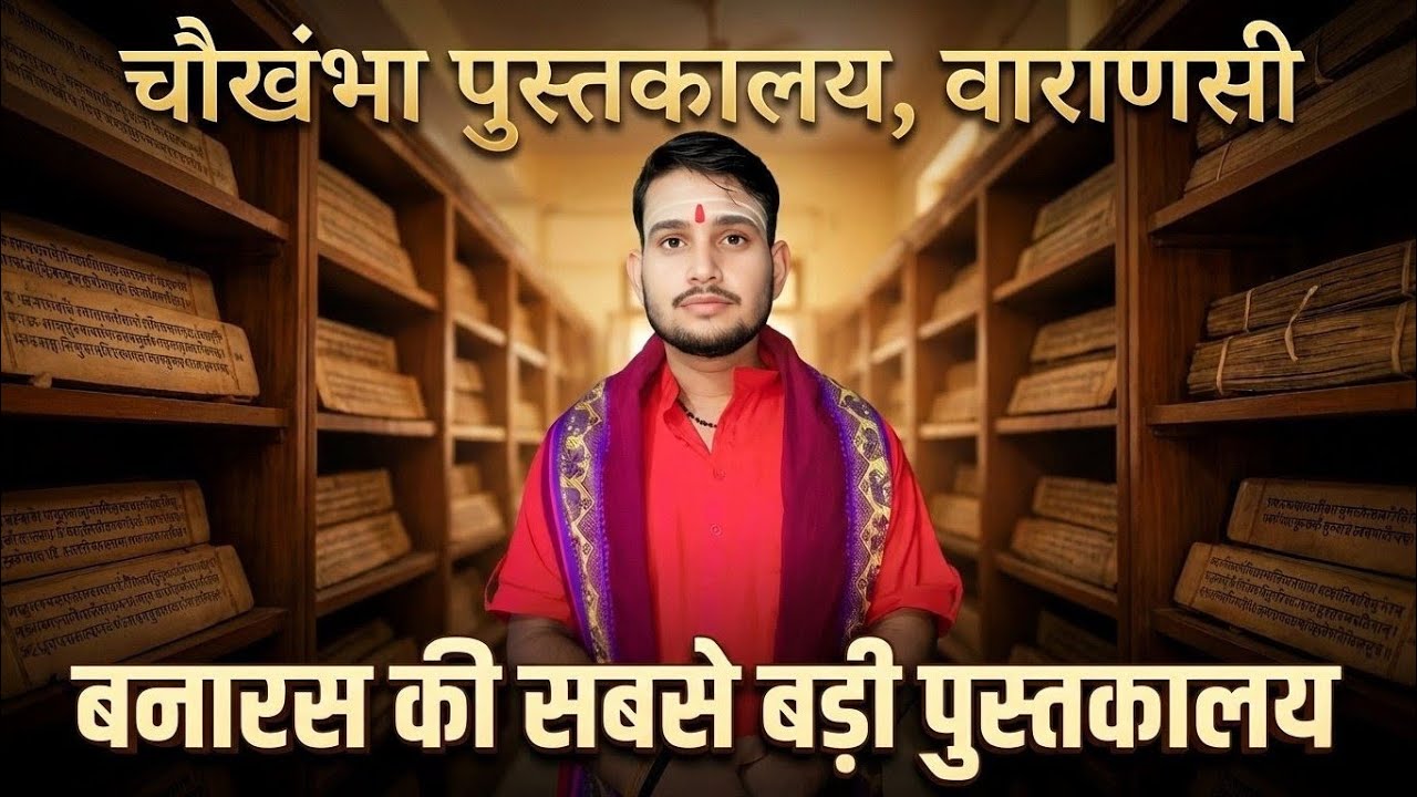 बनारस का मुख्य पुस्तकालय | Chaukhamba Prakashan Banaras | चौखम्भा पुस्तकालय वाराणसी 