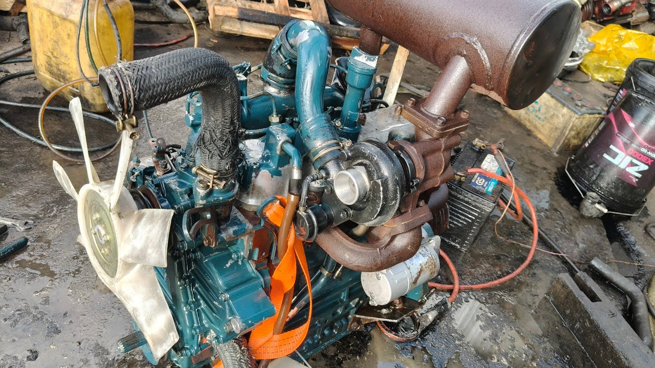 Двигатель Kubota V1512 turbo, 3600 об/мин, 42 л.с., все оригинальные запчасти, коленчатый вал. 📱 ...