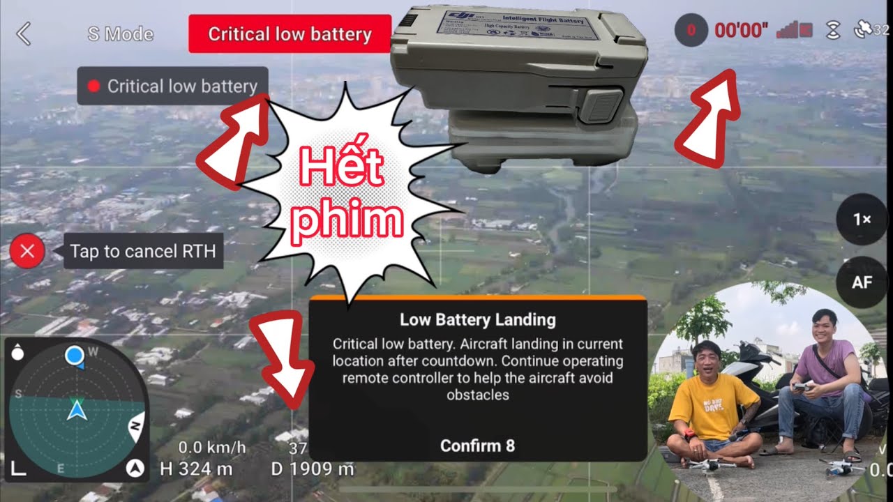 Test pin độ 60 phút trên mini3 pro và cái kết