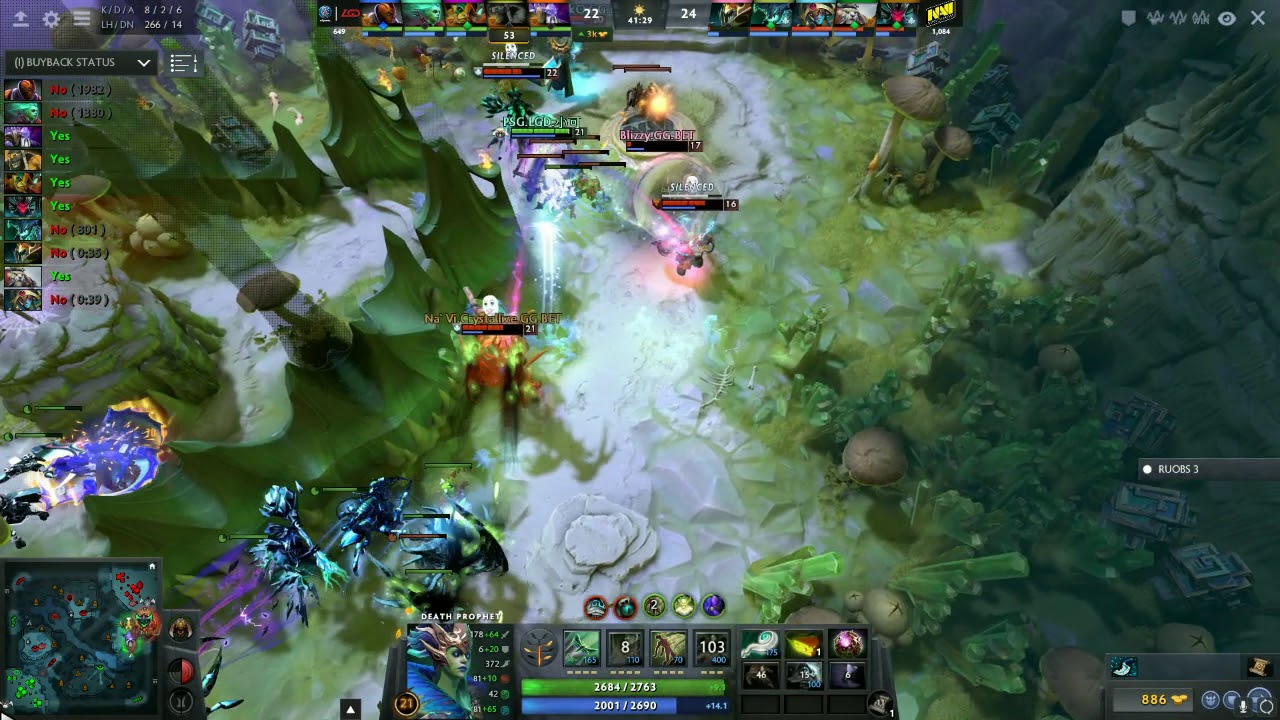 Navi VS PSG.LGD best moments