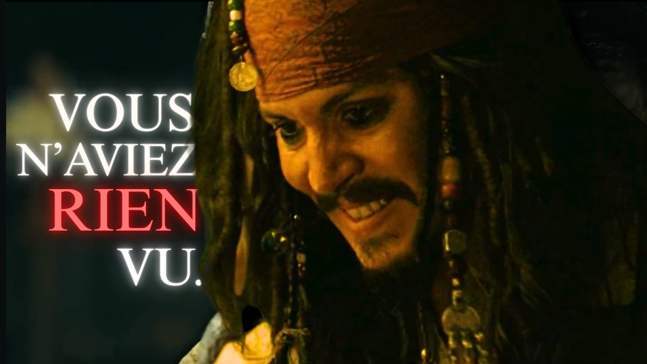 Jack Sparrow n'a jamais voulu être un pîrate.
