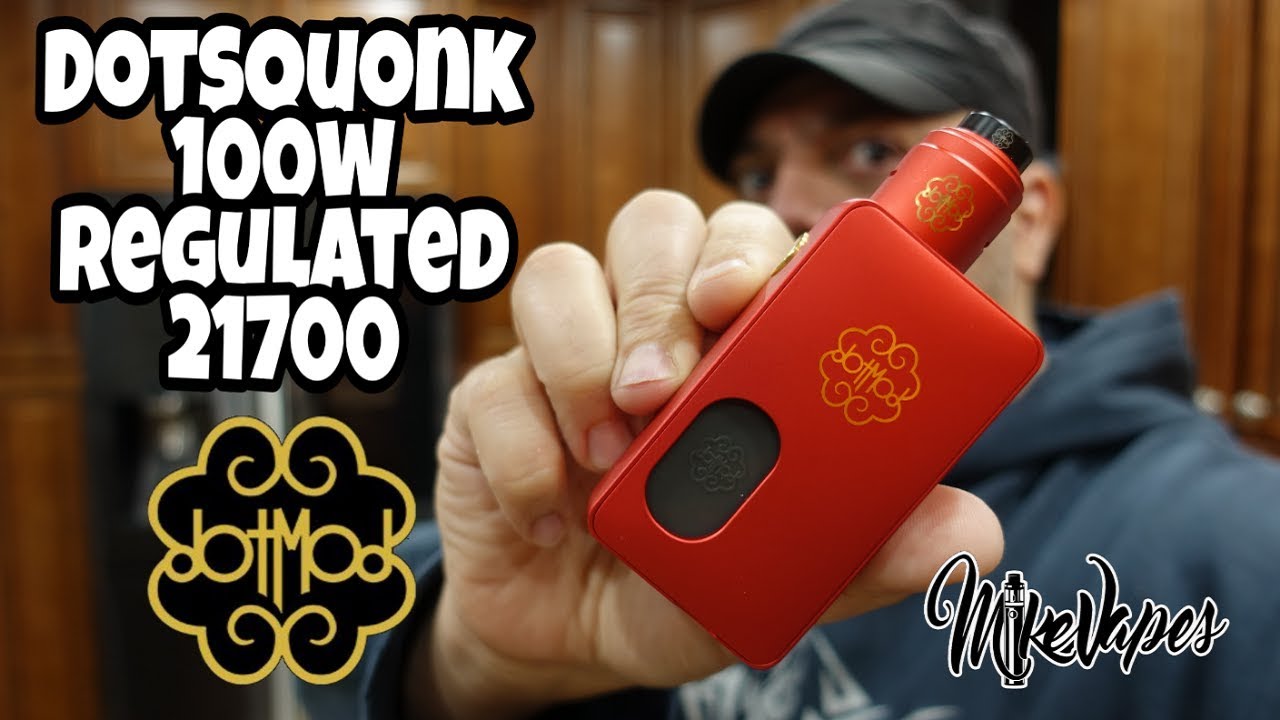 100w Regulated! DotSquonk 21700 By DotMod