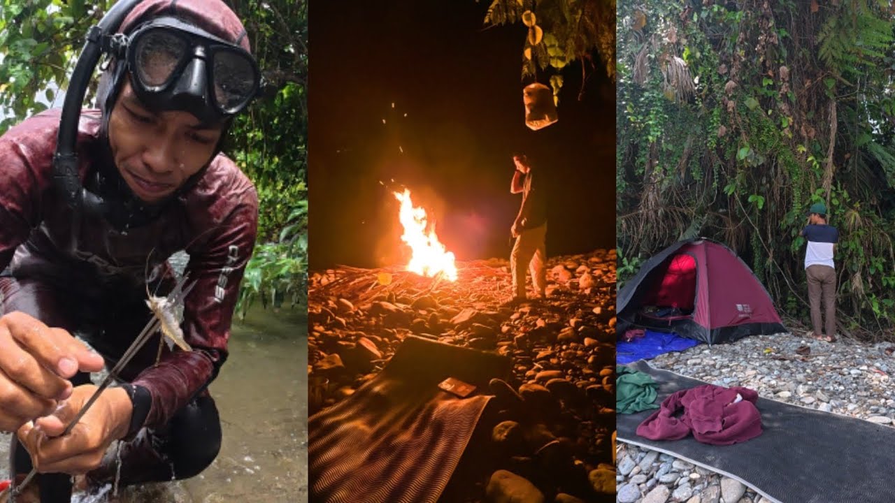 Berburu udang, camping dan bermalam dihutan 