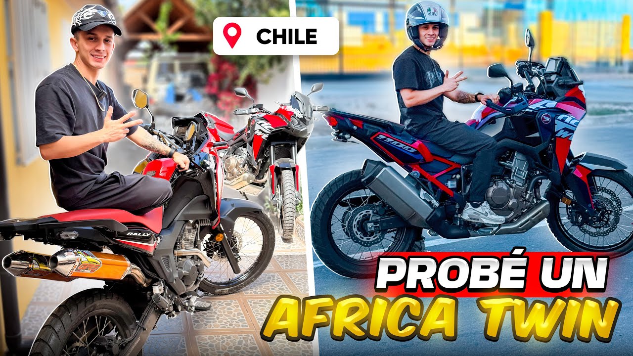 PROBE UN AFRICA TWIN! GARAGE LLENO DE MOTOS - VIAJE A CHILE!