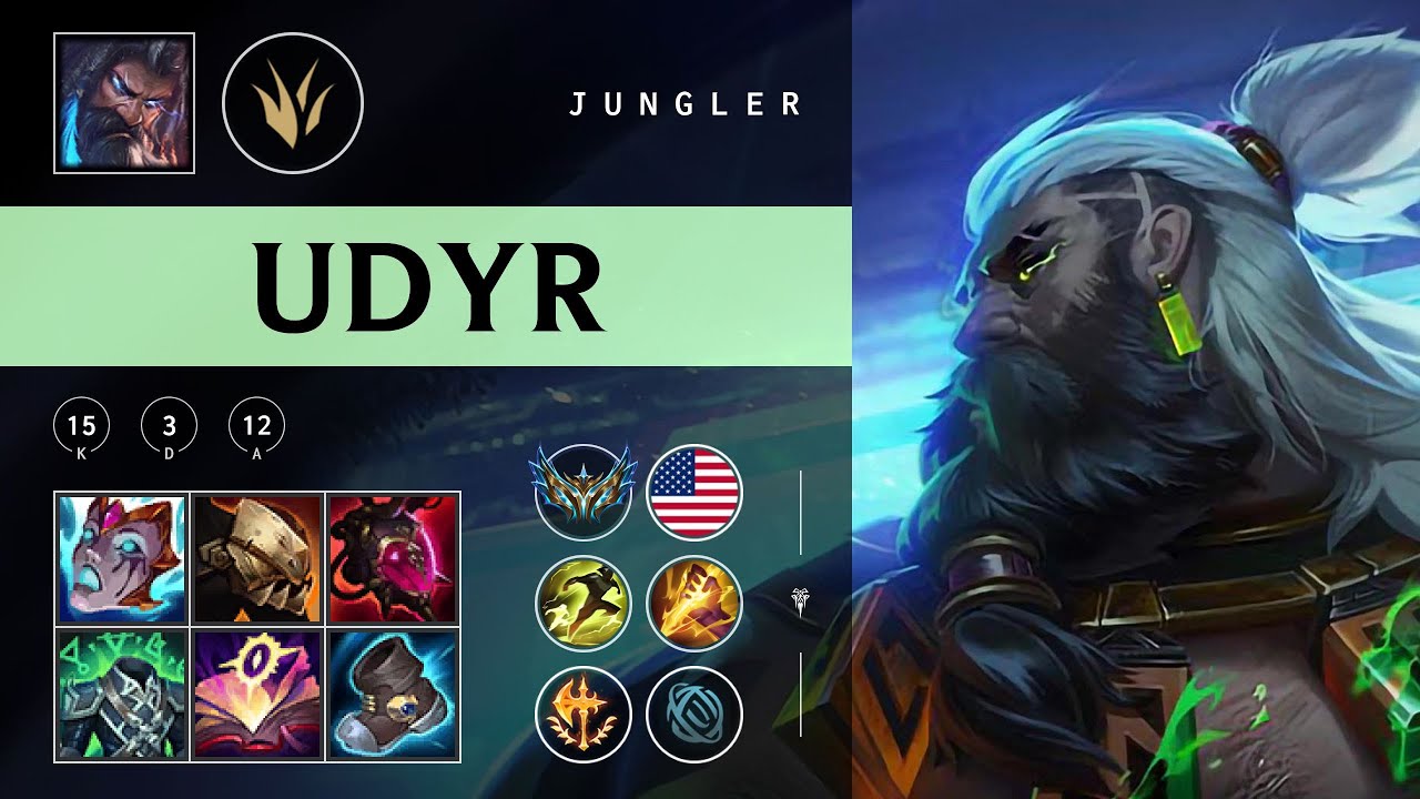 Udyr Jungle vs Lillia - NA Challenger Patch 25.24