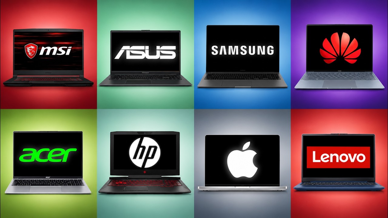 Every Major Laptop Brand Explained | Lenovo, Apple, Asus, MSI, Huawei, Samsung