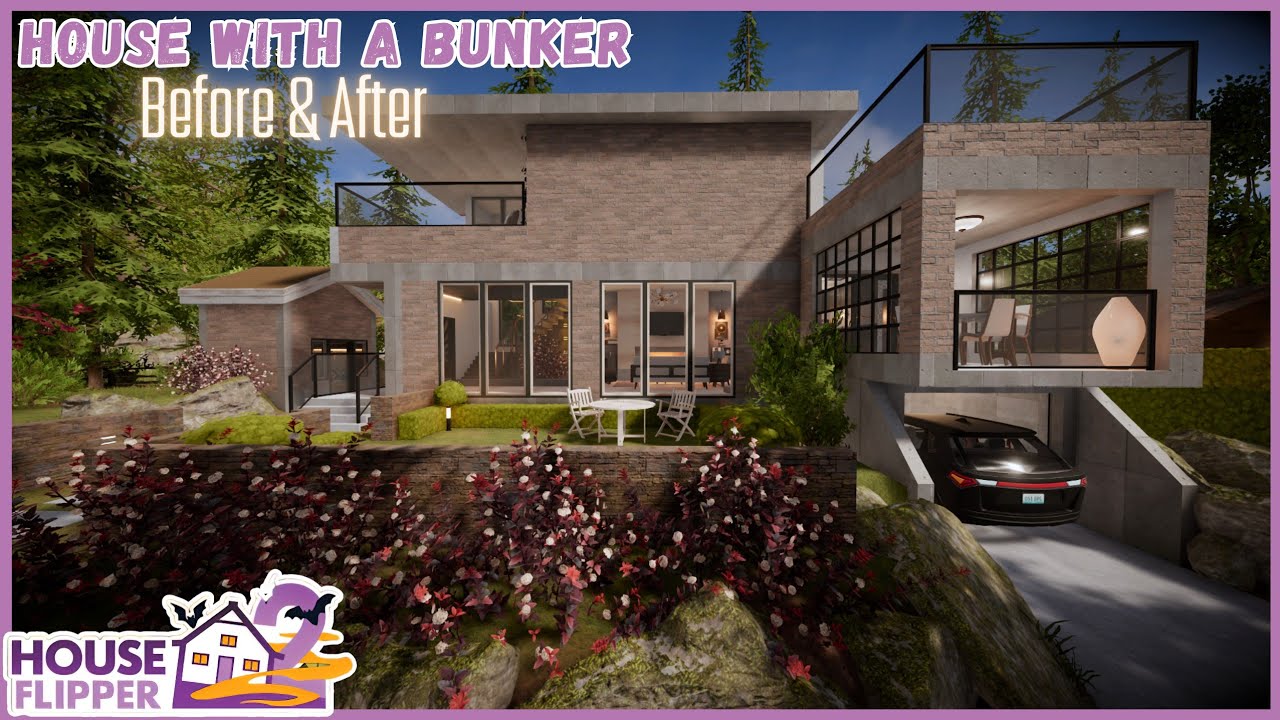 House Flipper 2 | House With a Bunker Renovation | Before & After Tour