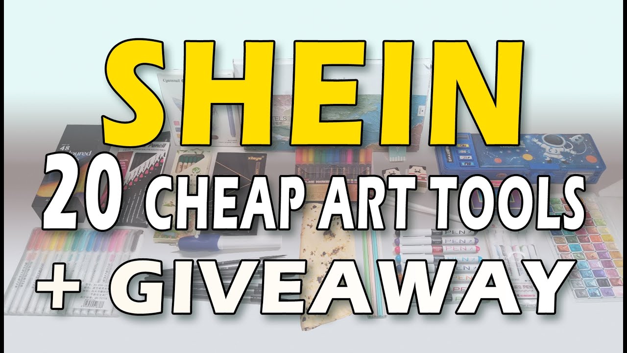 I Tested 20 Weird Shein Art Supplies + GIVEAWAY