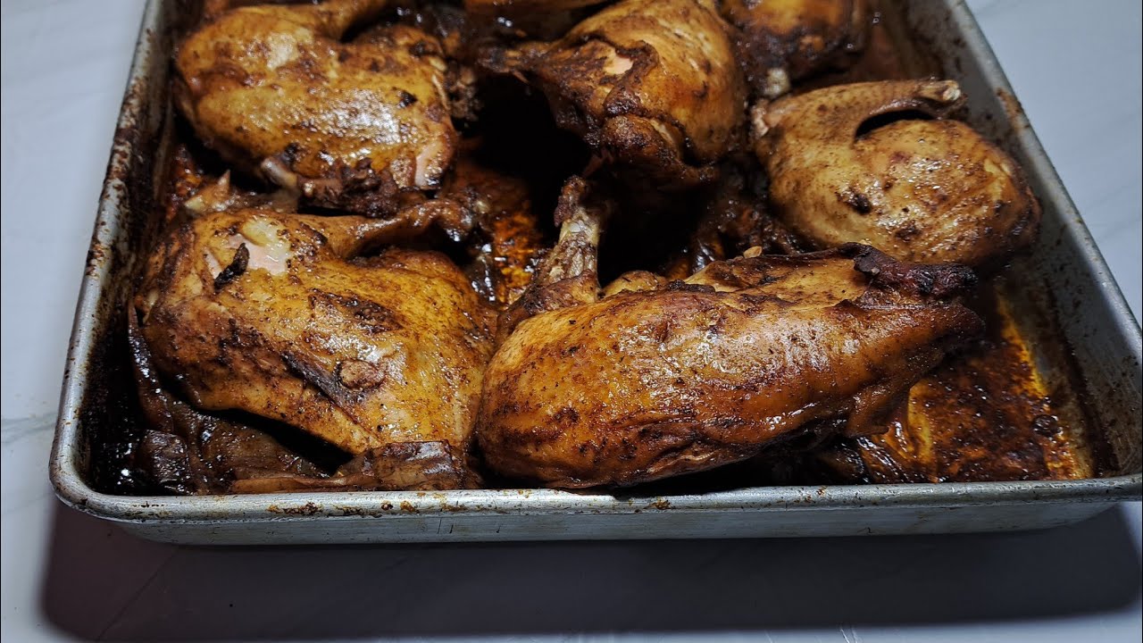 عملتها فى البيت طلعت أجمل من المطاعم فراخ سويت اند ساور مشوية فى الفرن 😋