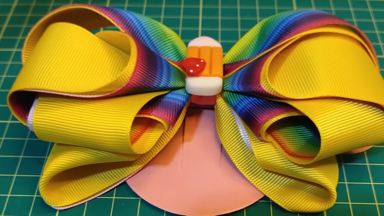 LAÇO BELÍSSIMO PARA INICIANTE @Ateliêartesemflores #Laço#diy 
