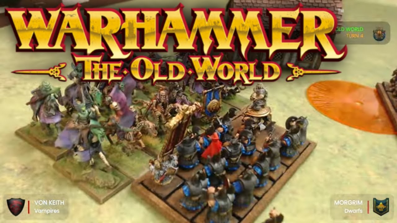 Warhammer the Old World Battle Report Vampires Vs Dwarfs S01E13