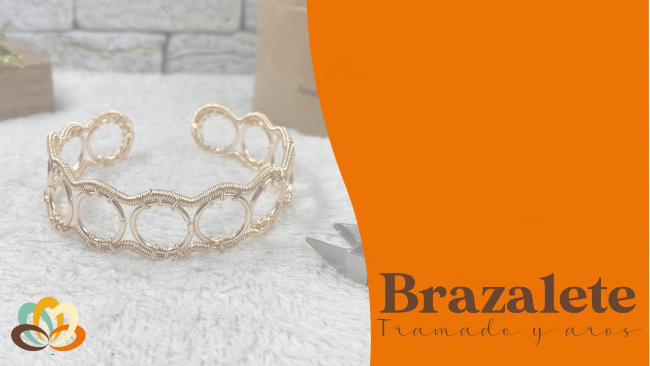 BRAZALETE fácil de elaborar | tutorial alambrismo | Americraft Supply
