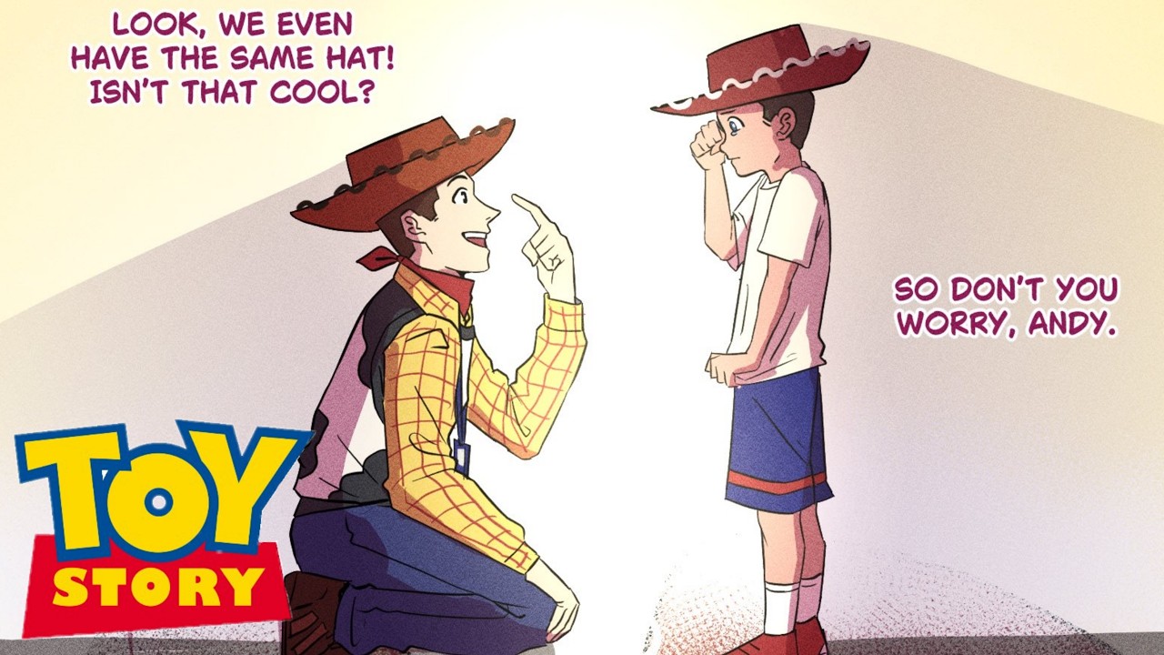 Woody and Andy: A Long Overdue Reunion (Comic Dub)