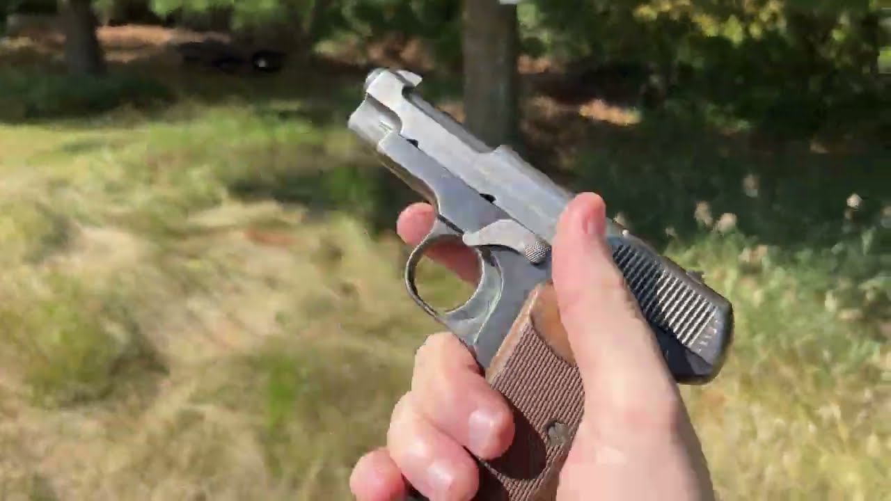 Beretta 1915/17 POV firing