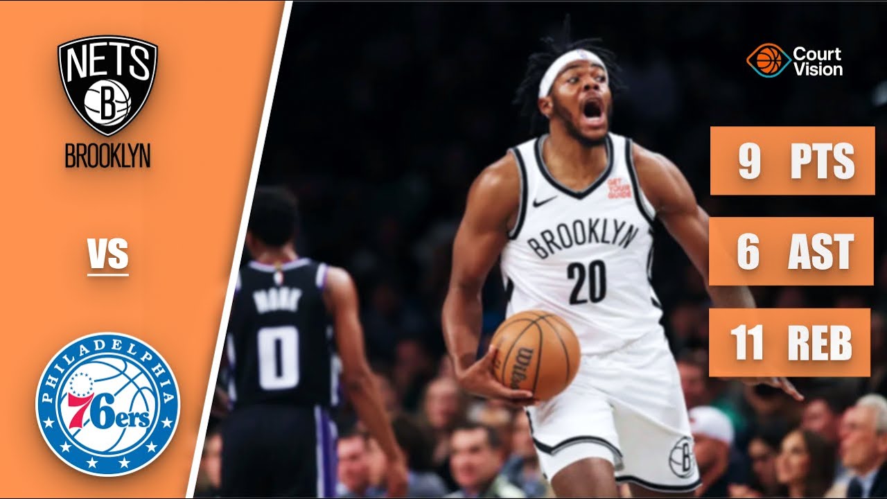 Day'Ron Sharpe - 9 Points, 6 Assists, 11 Rebounds vs 76ers - 2025-26 Regular Season