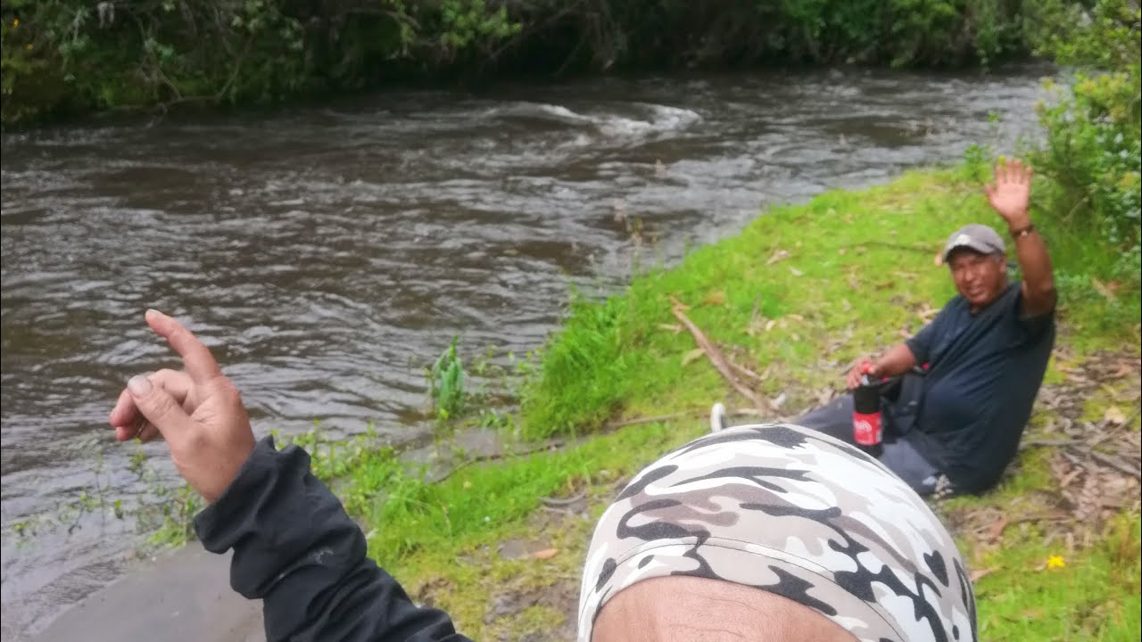 pescando truchas