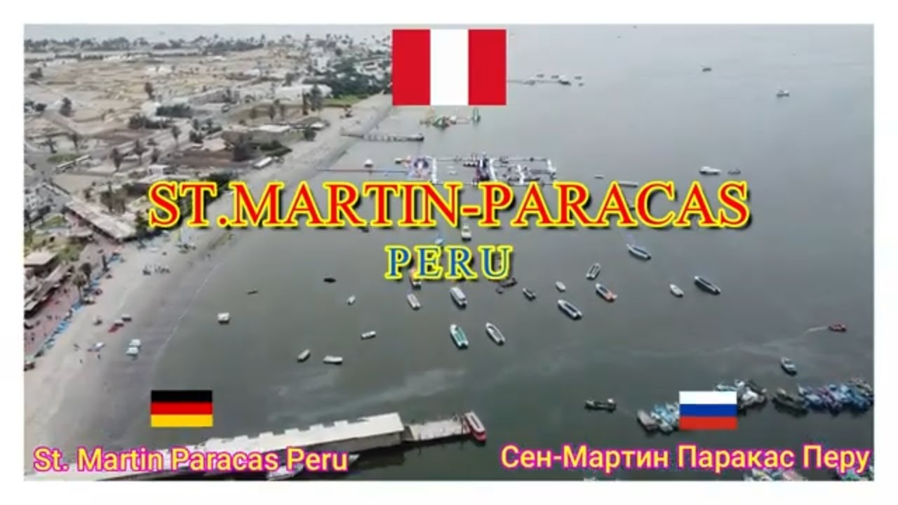 ST MARTIN-PARACAS PERU ,city tour,Stadtrundfahrt,Городской тур.BALLESTAS islands-inseln-острова.