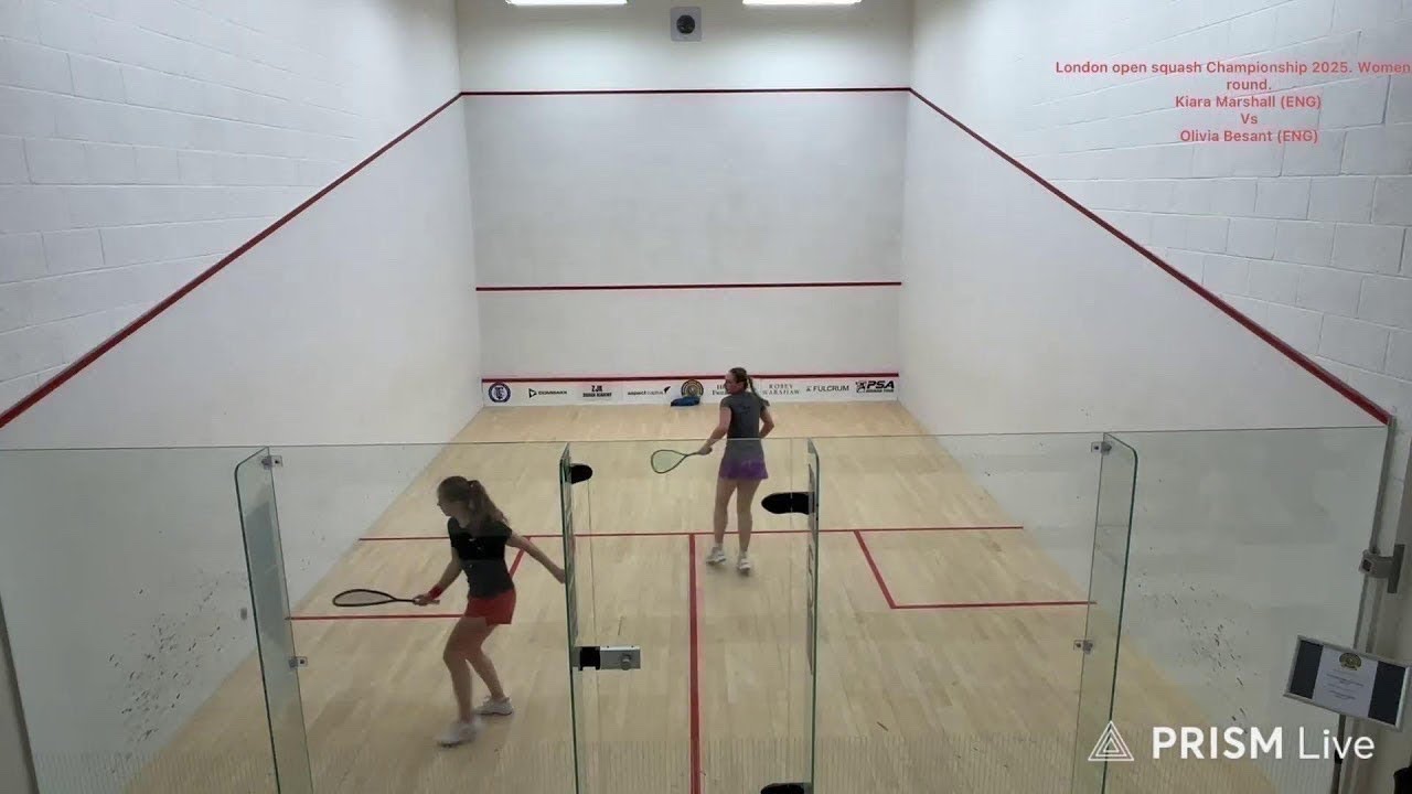 Live streaming of London Open Squash
