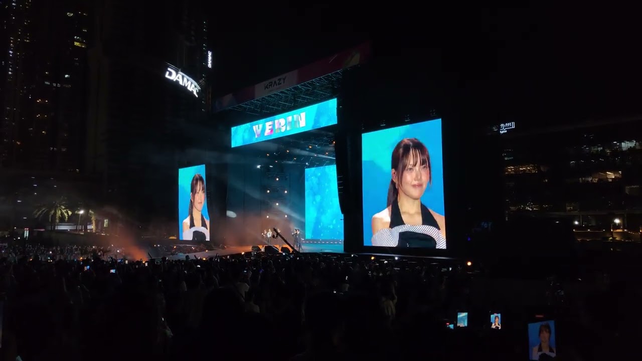 17022026 예린 YERIN @Yerin.official  GFRIEND 여자친구 Glass Bead 유리구슬  KRAZY Super Concert Dubai Fancam