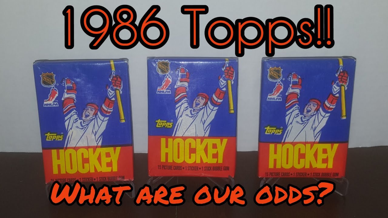 (3) 1986 Topps Hockey Vintage Wax Pack Break!! Hunting for the PATRICK ROY ROOKIE! Incredible Packs!