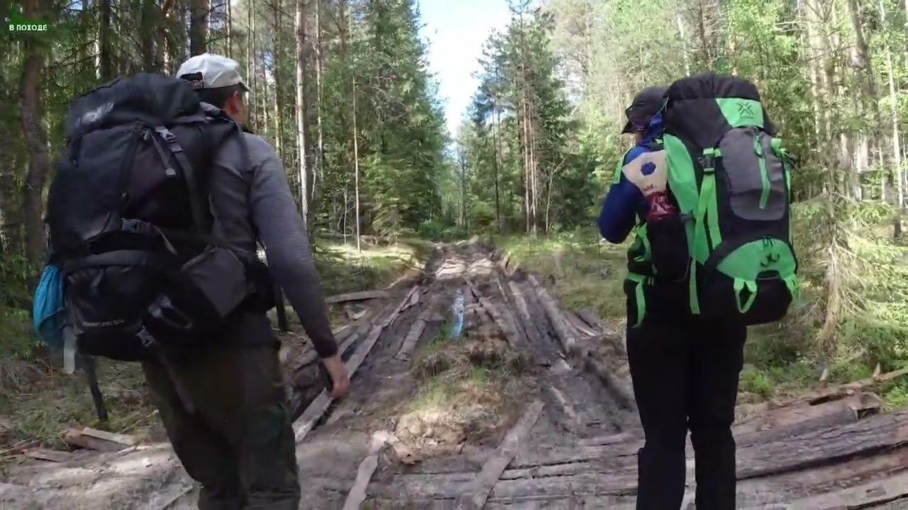 В походе от Быструхи до Шеманихи. Пеший поход.
