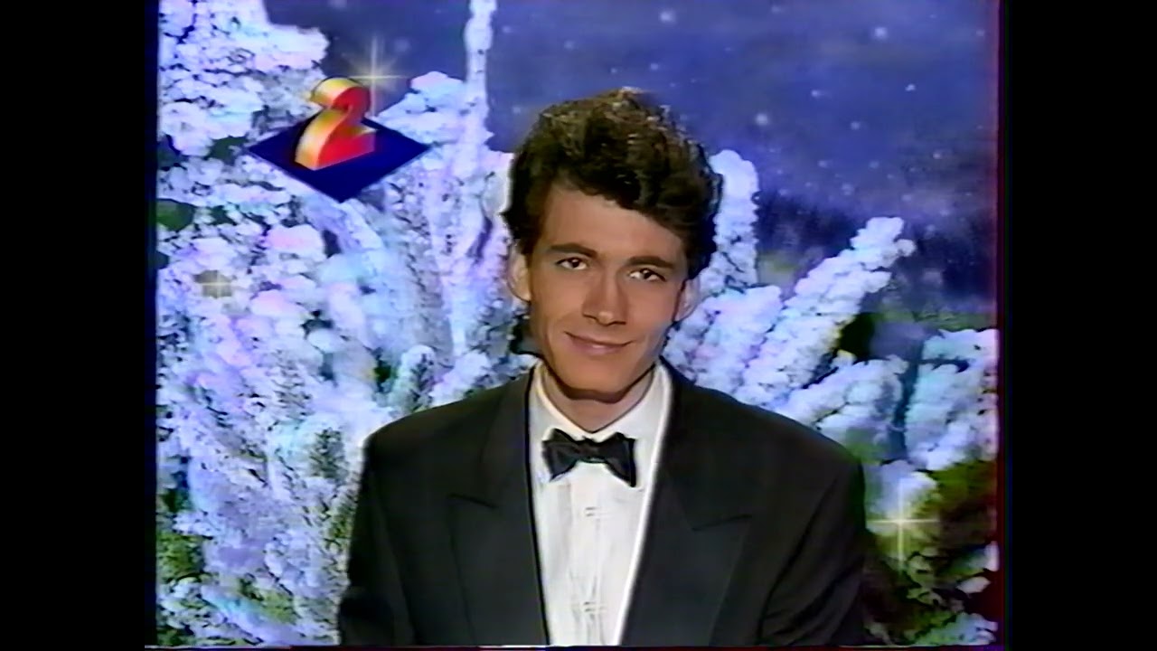 Antenne 2 29 Décembre 1990 Speakrine (Olivier Minne), Fermeture Antenne