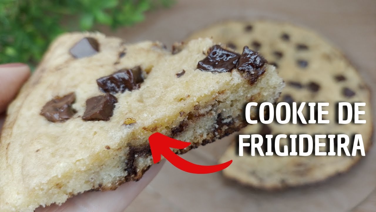 O MELHOR COOKIE DE FRIGIDEIRA SUPER F&Aacute;CIL CROCANTE POR FORA MACIO POR DENTRO
