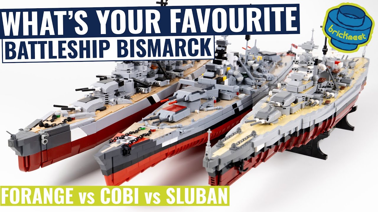 Best BATTLESHIP BISMARCK - Forange vs COBI vs Sluban