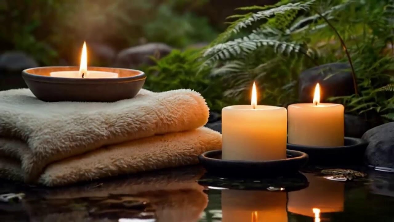 Relaxing Spa Music 🌼 Stress Relief Music, Insomnia Cure, Heal Stressed Mind,Peaceful Water Calm 5