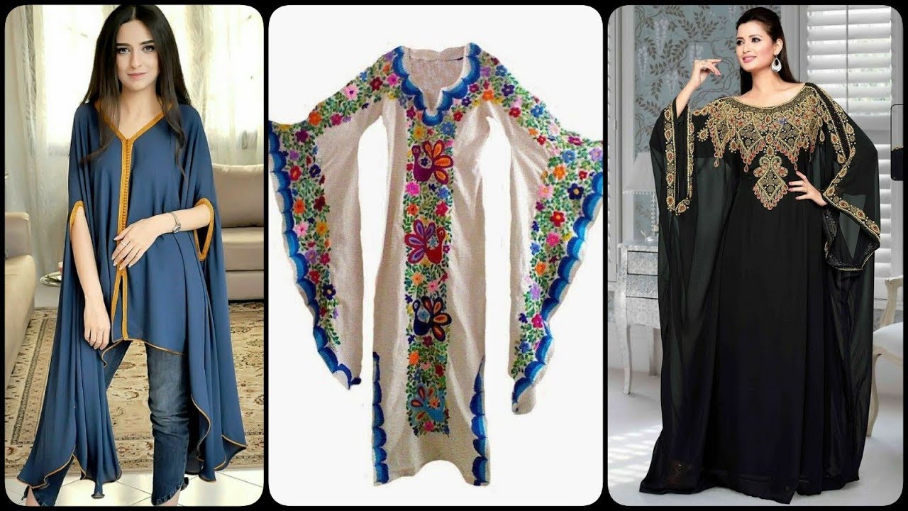 Beautiful Long Sleeves and Kaftan Dress Design Ideas/Trendy Dresses 2019