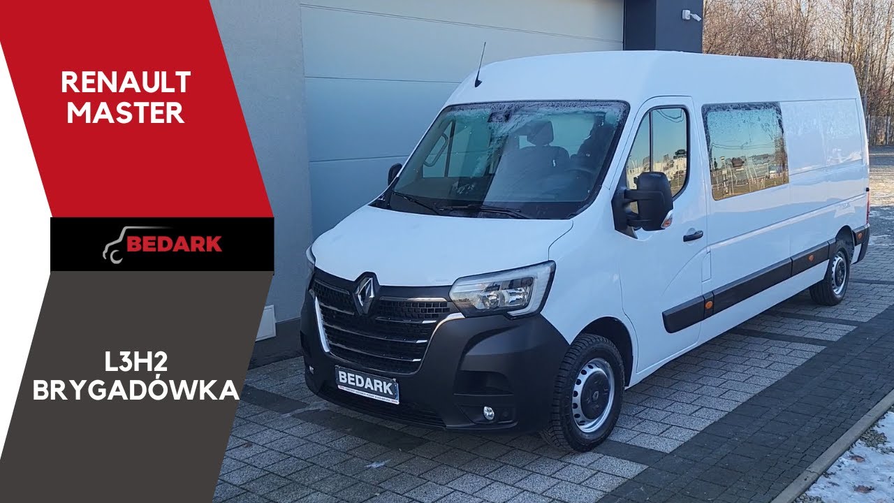 Renault Master L3H2 Brygadówka, 2.3 DCI 136 KM, 124 Tys. KM, 2020