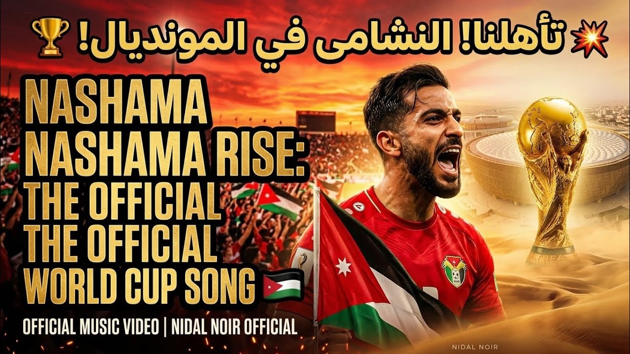 Jordan National Team Official Song - World Cup 2026 | Nashama Rise
