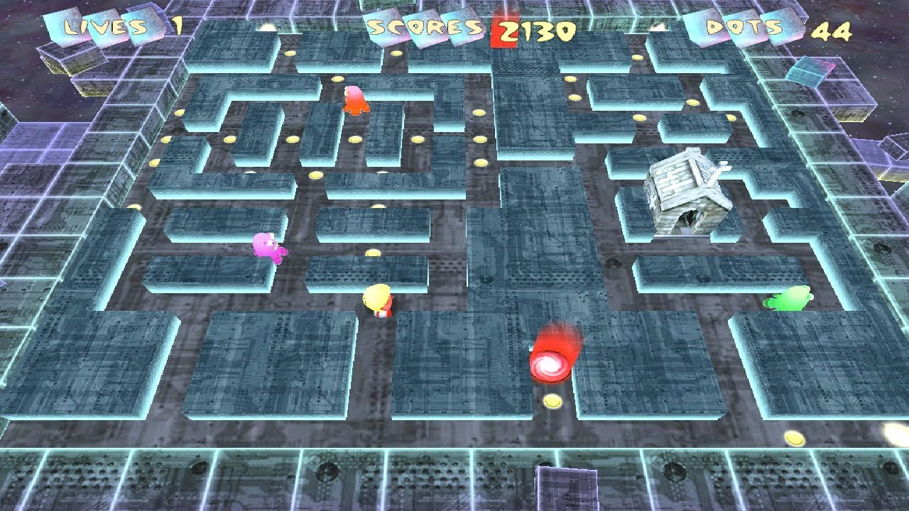 Pacmanic Worlds 3D v1.0 (Windows game 2004)
