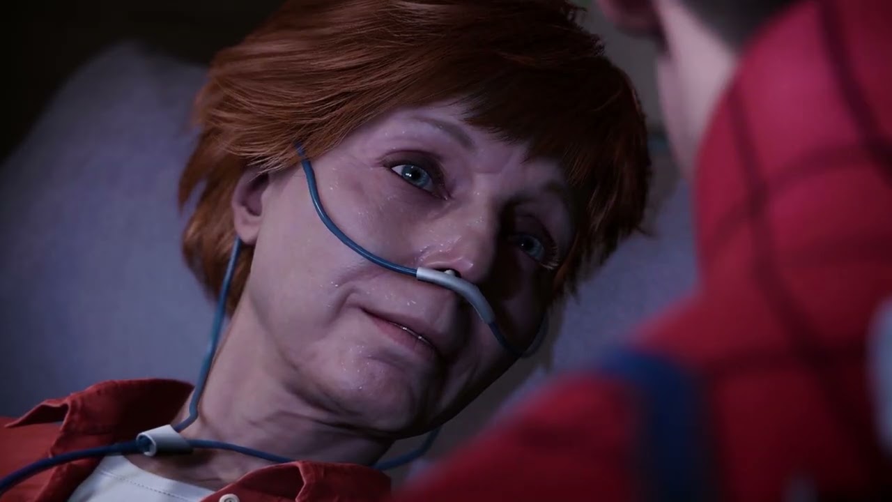 TENTE N&Atilde;O CHORAR COM ESSE VIDEO - A MORTE DA TIA MAY [Marvel Spider Man Remaster 2022]