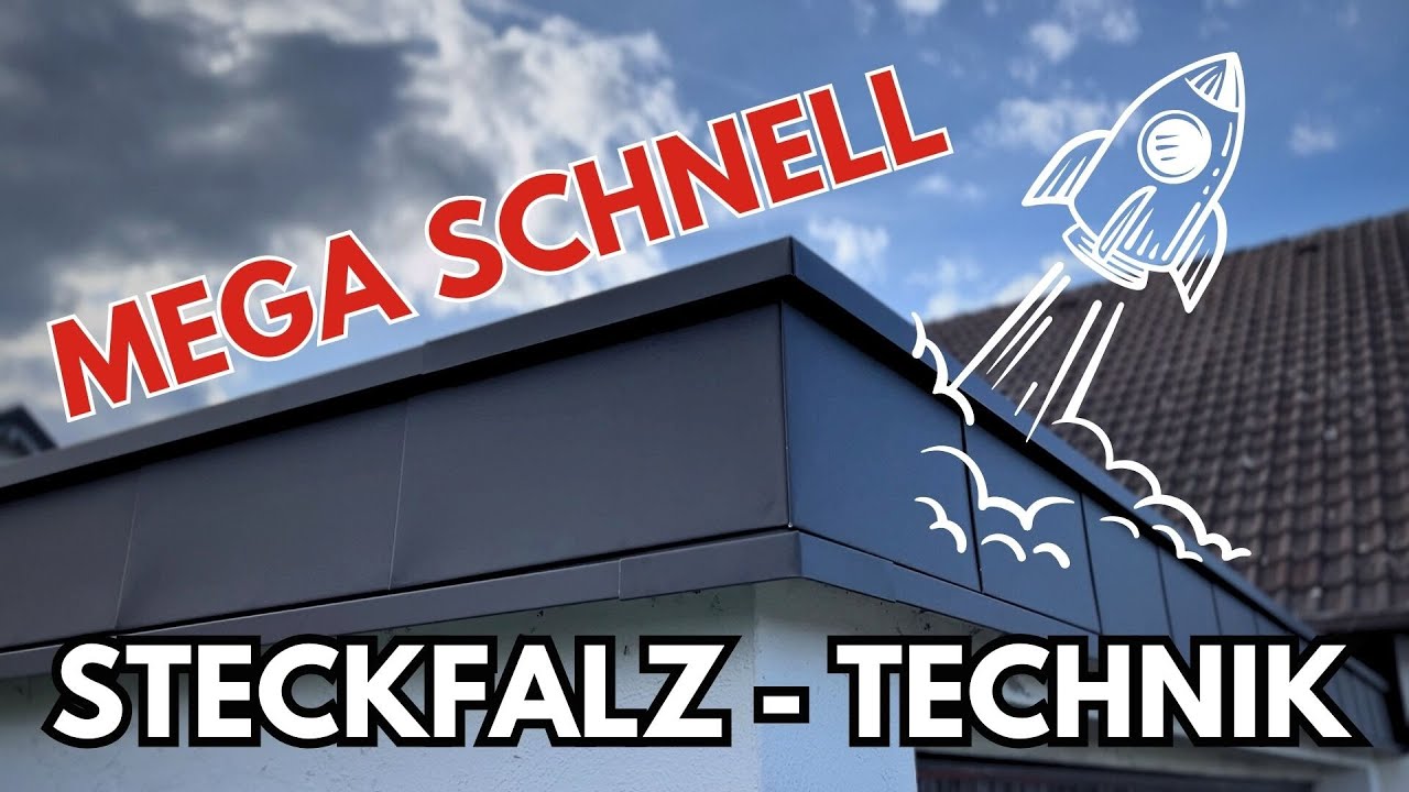Perfekt und mega schnell – Steckfalz beim Kunden montiert