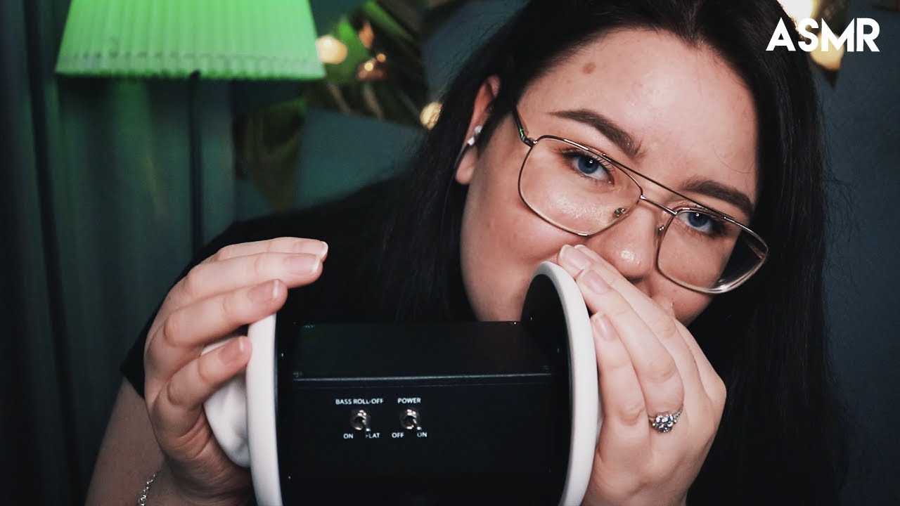 ASMR 3Dio EARPLAY 👂🏻 | Viskar POSITIVE AFFIRMATIONS Öra till Öra | Tapping Stroking, Cupping ♥