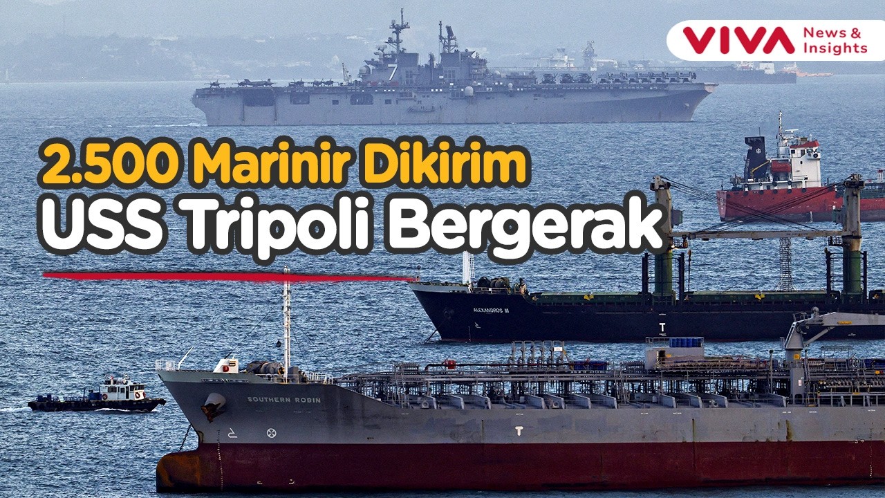 Ketegangan Memuncak, AS Kirim Kapal Perang dan Ribuan Marinir