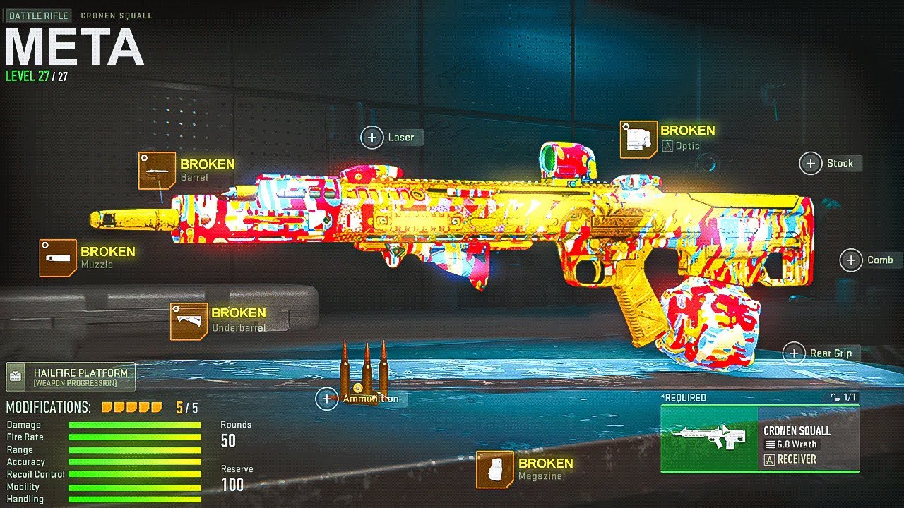 the *BEST* CRONEN SQUALL Class Setup in WARZONE 2! (Best Cronen Squall Loadout) - MW2