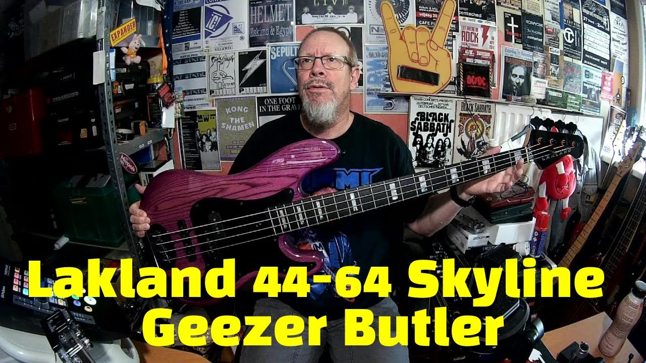 Me and my Bass - Lakland 44-64 Skyline Geezer Butler