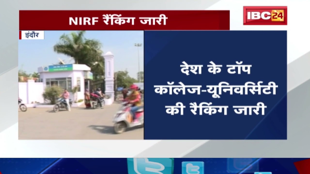 देश के Top College-University की Ranking जारी | IIM Indore को मिला 7वां स्थान