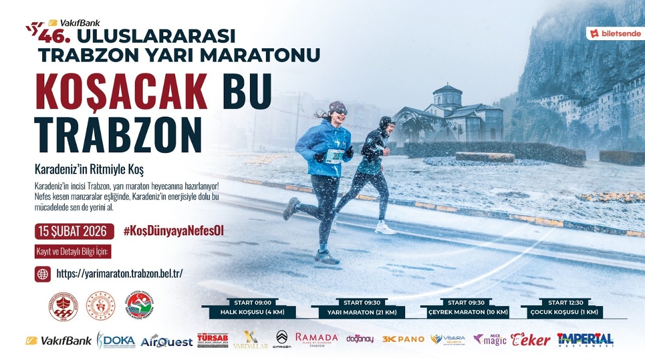 46. Uluslararası Trabzon Yarı Maratonu Lansman Töreni
