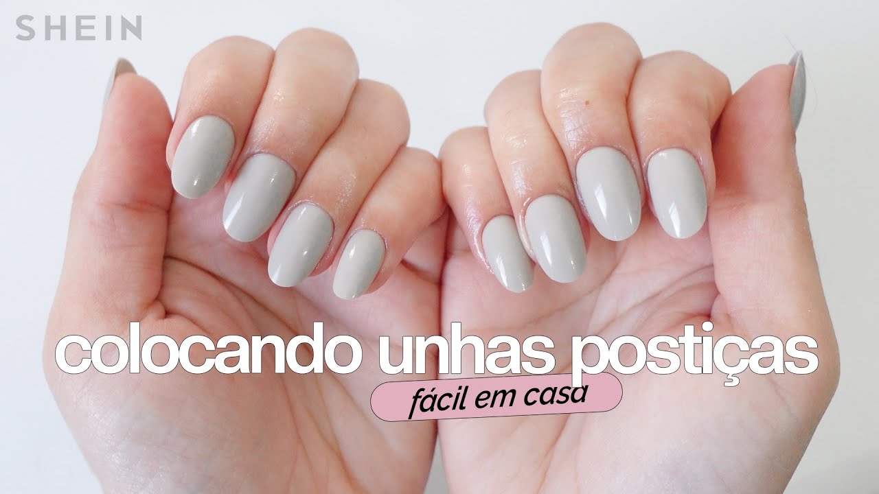 ALONGAMENTO COM UNHAS POSTIÇAS | fácil e barato 💅🏻✨ shein