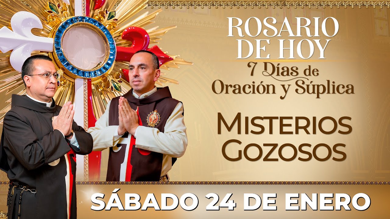 Santo Rosario de Hoy | Sábado 24 de Enero - Misterios Gozosos #rosario #santorosario